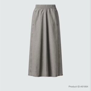 Uniqlo Women's Denim Easy Skirt
